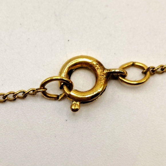 Vintage Etched Gold Filled Locket Pendant Necklace - Picture 7 of 8